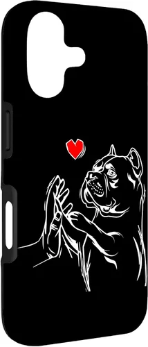 Vista 3 de American Bully Love Cute Pitbull Dog Mom Funny Girls Case for iPhone 17