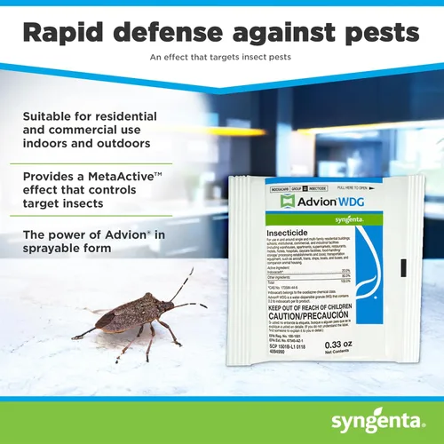 Vista 2 de Syngenta - Insecticida Advion WDG - Paquete de 0.33 oz
