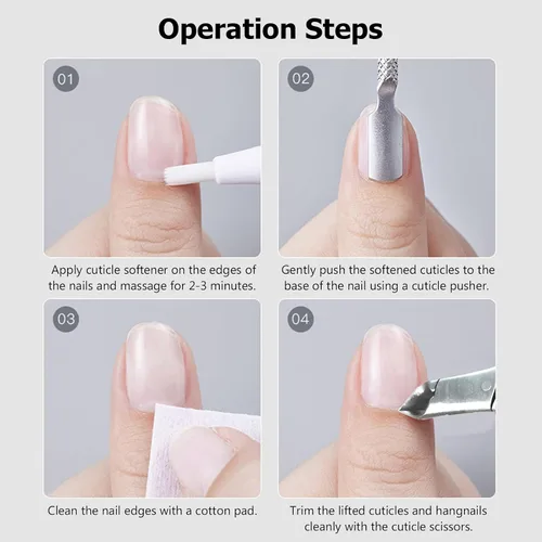 Vista 7 de Cortadora de cutículas, pinza de cutícula de 3/4 de mandíbula extremadamente afilada, herramientas profesionales para recortar cutículas de uñas