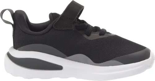 Vista 6 de adidas Fortarun - Tenis de correr elásticos unisex para niños Core NegroNube BlancoGris Seis