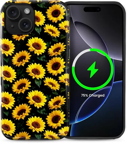 Vista 11 de Funda Compatible con iPhone 13/14 [Compatible con MagSafe] Protección de Doble Capa de Cáscara Dura Híbrida, Funda Magnética Protectora a Prueba