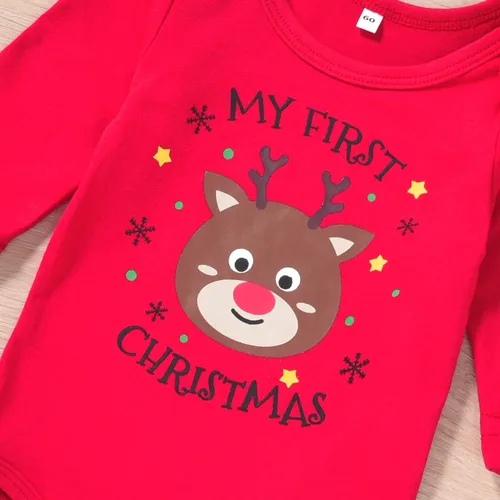 Vista 2 de Aalizzwell Traje de Navidad para bebés recién nacidos