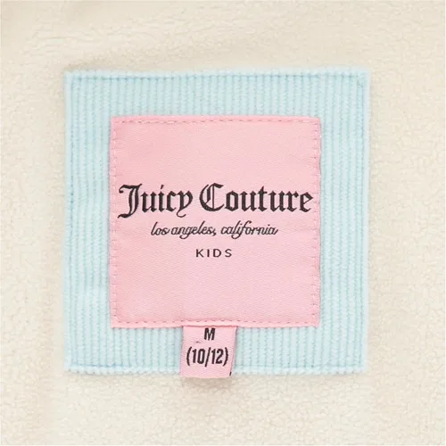 Vista 4 de Juicy Couture Girls Coat, Faux Fur Hooded Winter Jacket, Warm Padded Parka Hoodie, Kids Heavyweight Winter Coat