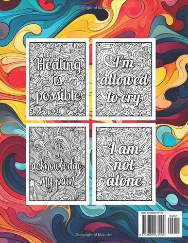 Vista 2 de My Healing Journey 29 Coloring Affirmations for a Grieving Heart