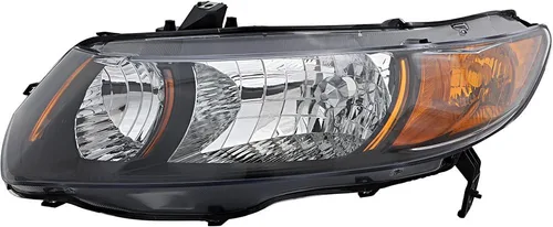 Vista 8 de Compatible con Honda Civic Coupé faros delanteros 2006 2007 2008 2009 halógeno lado del conductor y pasajero