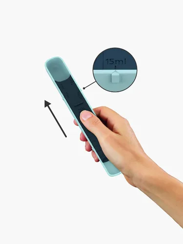 Vista 2 de Joseph Joseph Measure-Up Cuchara Medidora Ajustable para Húmedo y Seco, Azul