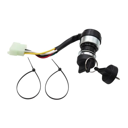 Vista 6 de Interruptor de llave de encendido Go Kart de 5 pines para UTV ATV TaoTao SUNL 50cc 70cc 90cc 110cc 125cc 150cc 200cc 250cc