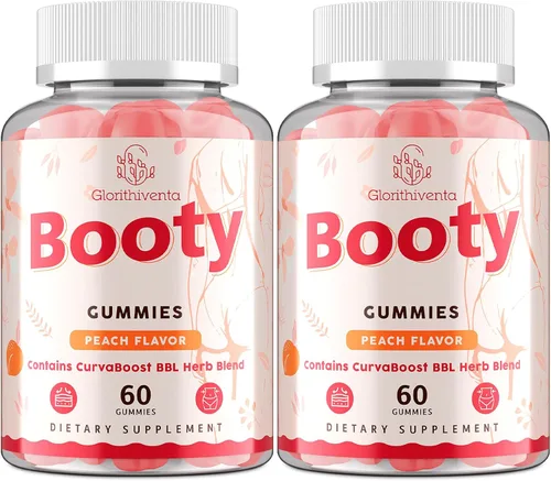 Vista 8 de Gomitas de botín para mujer, las gomitas BBL contienen mezcla de hierbas CurvaBoost BBL y monohidrato de creatina para botín, curvas y energía, cero