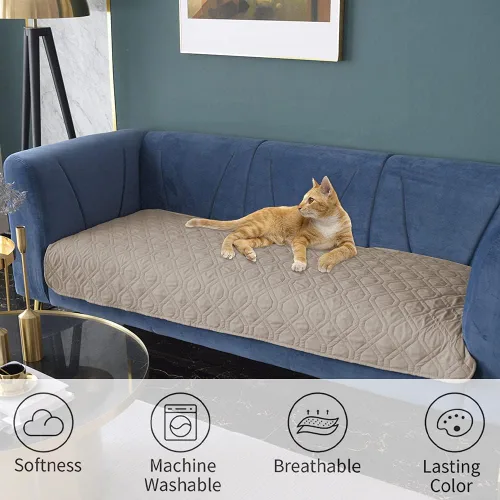 Vista 6 de Ameritex Manta Impermeable Reversible Cubierta para Cama de Perro Manta para Mascotas para Muebles Cama Sofá Sillón