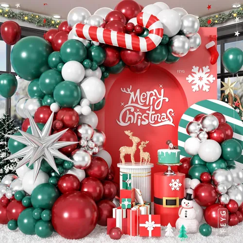 Vista 10 de Kit de arco de guirnalda de globos negro, blanco y dorado, arco de guirnalda de arena blanca perla metálica champán con globos de confeti