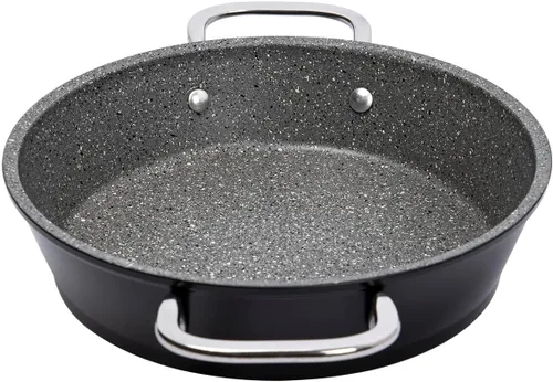 Vista 2 de serenk Excellence - Sartén antiadherente de granito, 1 cuarto de galón, apto para horno y lavavajillas, granito libre de PFOA, 7.9 in