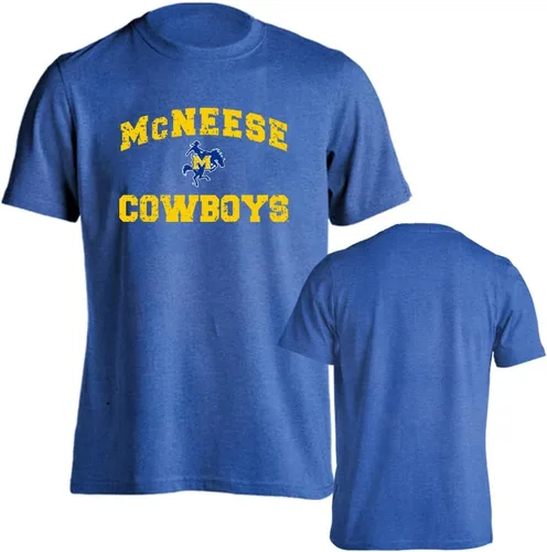Vista 141 de Sport Your Gear NCAA Camiseta de manga corta retro con licencia oficial de aspecto desgastado para el día del juego, camiseta de espíritu deportivo