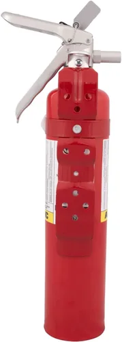 Vista 3 de Amerex Extintor químico seco B417T de 2.5 libras ABC con soporte de pared