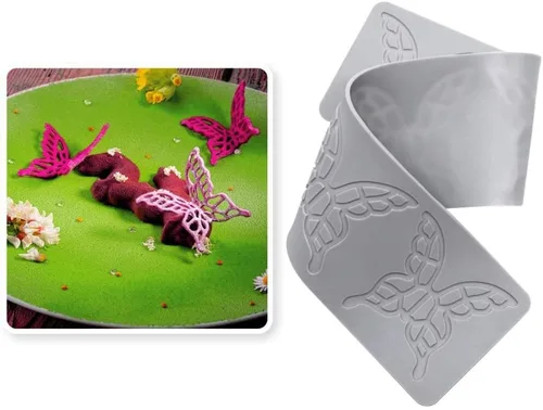 Vista 12 de Molde de caramelo de hojas huecas 3D de hojas de coral, moldes de chocolate, moldes de silicona para fondant de encaje, molde para pastel, molde
