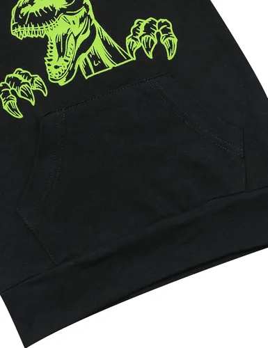 Vista 3 de Von kilizo Conjunto de 2 piezas de ropa de otoño para bebé, sudadera con capucha y pantalones de teñido anudado