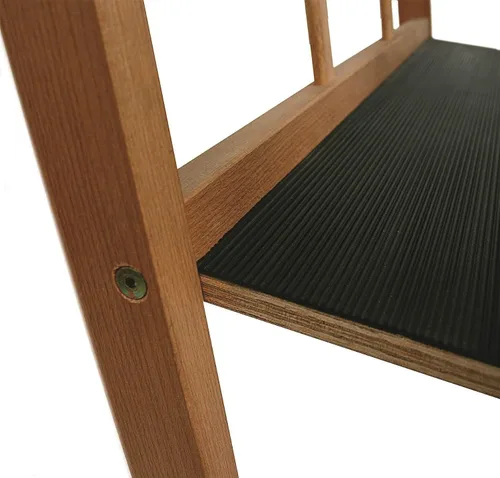 Vista 4 de Cappelletto Allegra - Estante de impresión de madera de haya maciza, estante de almacenamiento y exhibición para obras de arte, lienzos y carteras
