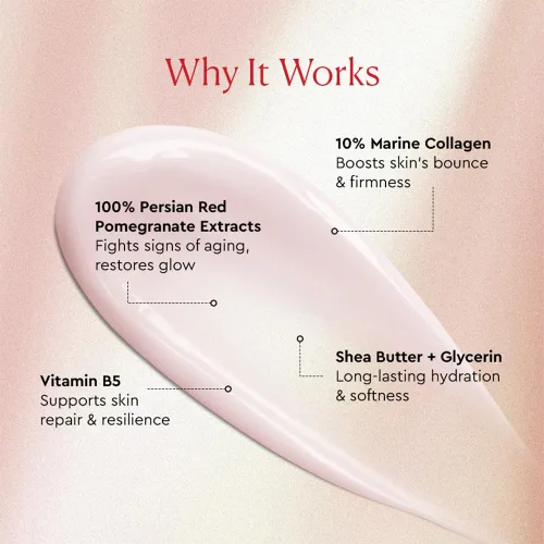 Vista 3 de The Face Shop Crema de ojos con levantamiento de volumen de granada y colágeno Crema revitalizante profunda para elasticidad, firmeza y densidad