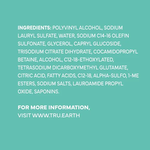 Vista 8 de Tru Earth Hojas de detergente seco para ropa, sin perfume, 32 tiras