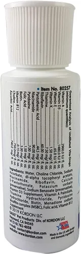 Vista 3 de OASIS #80257 Vita Drops para pájaros pequeños, multivitamínico líquido de 2 onzas