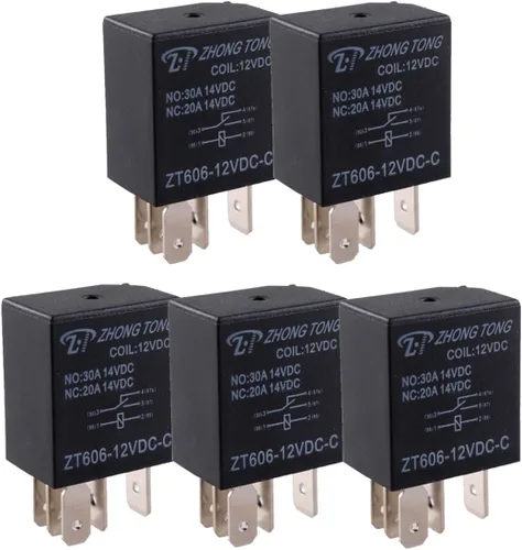 Vista 10 de Enchufe para relé de auto, de E Support™, de 12 V, 30 A, 40 A, 60A, 80A SPST y SPDT