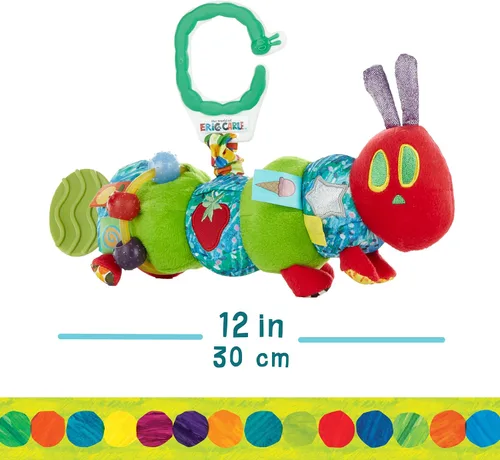 Vista 5 de Mundo de Eric Carle, juguete de actividad La oruga muy hambrienta, oruga
