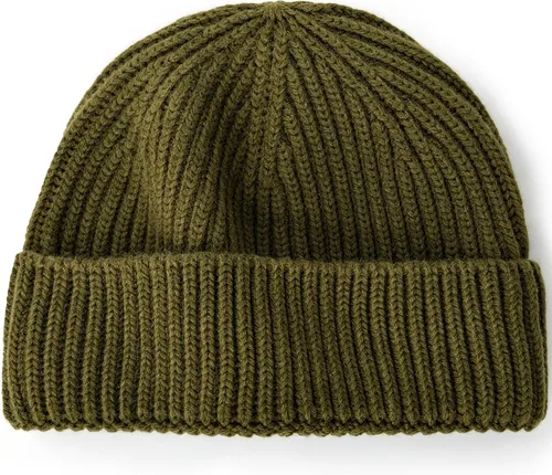 Vista 14 de Gorros de pescador de lana merino 100% para hombre, gorro de Gris