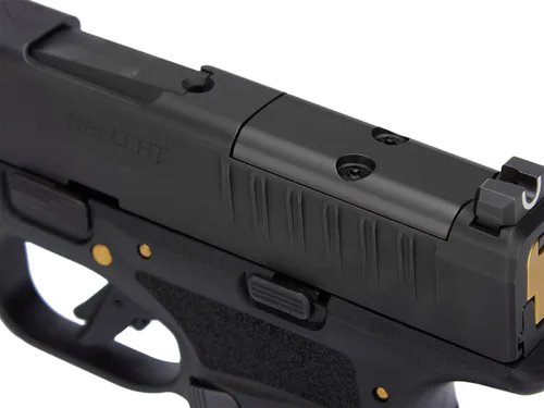 Vista 3 de NDZ Performance RMSc Placa de Cubierta de Corredera con Corte Óptico para Springfield Hellcat & Hellcat Pro 9mm – Aluminio Anodizado Grabado