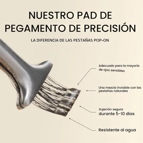 Vista 4 de Silly George Pestañas Pop-On – racimos de pestañas postizas prepegadas de 1 paso para bricolaje, extensiones de aspecto natural, Negro - Bloom