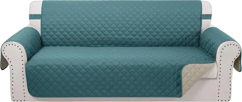 Vista 11 de Fundas para Silla Reclinable Reversibles Funda de Sofá para Mascotas Protector de Muebles Lazy Boy (Silla 23'', Beige/Beige)