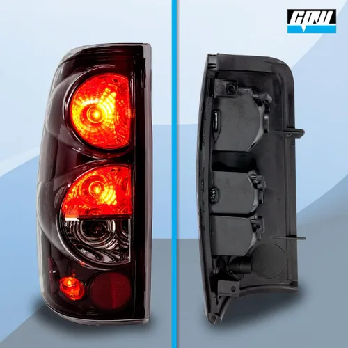 Vista 6 de CPW - Luces traseras para Chevy Silverado 1500/2500 (1999-2002) (negro transparente) Reemplazo de luces traseras para Silverado 3500