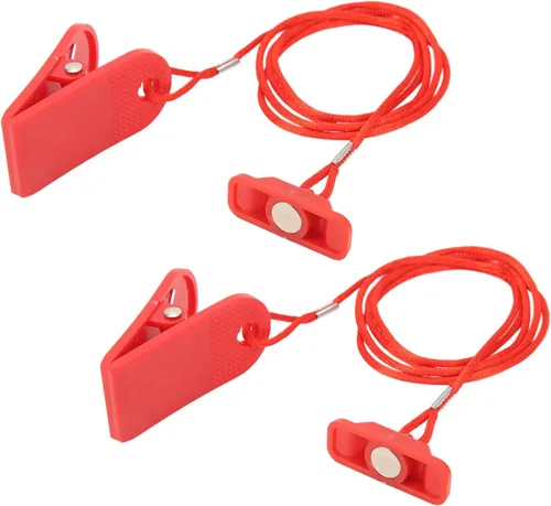 Vista 4 de Yosoo Health Gear Llave de seguridad para cinta de correr, diseño magnético universal, paquete de 2