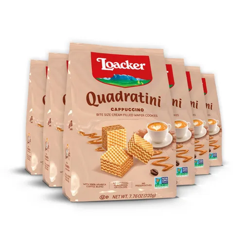 Vista 32 de Loacker Quadratini - Obleas de yogur de arándano de tamaño pequeño