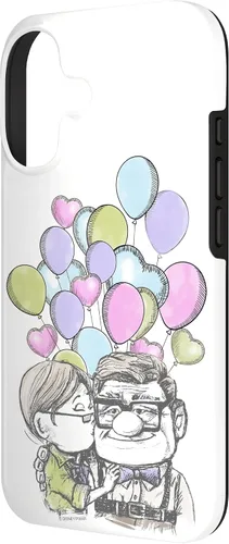 Vista 2 de Disney Pixar Up Carl & Ellie Sketch - Carcasa para iPhone 17