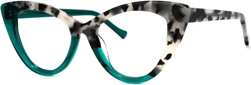 Vista 2 de Zeelool Maxine WA454518 - Gafas de bloqueo de luz azul de ojo de gato de moda para mujer con protección UV400