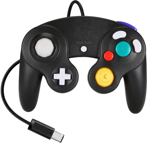 Vista 2 de AreMe Accessories Bundle compatible con Gamecube - Adaptador de fuente de alimentación CA cable AV controlador con cable cable de extensión