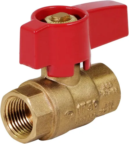 Vista 6 de Flextron FTGV-01F01F - Válvula de bola de gas, 1 x 1 pulgada