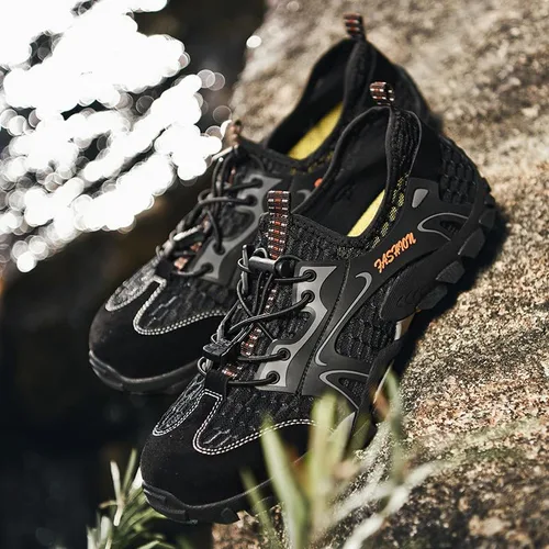 Vista 8 de SITAILE - Zapatos de agua para hombres y mujeres. Secado rápido. Para andar descalzo. Para gimnasia en el agua, natación, para el río. Zapatos