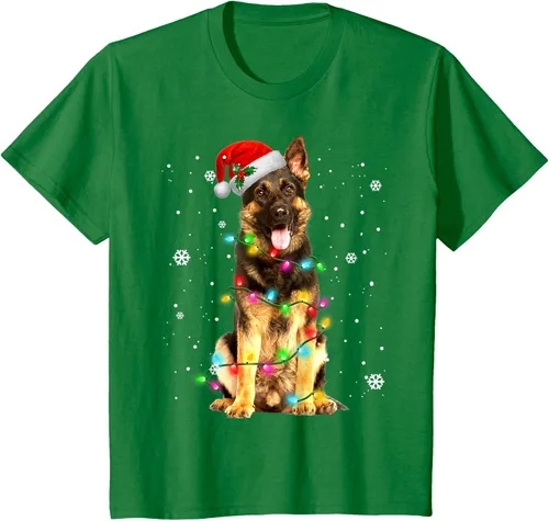 Vista 42 de Suéter de Navidad para perros de pastor alemán, suéter de Navidad para regalos de perros, Negro, S