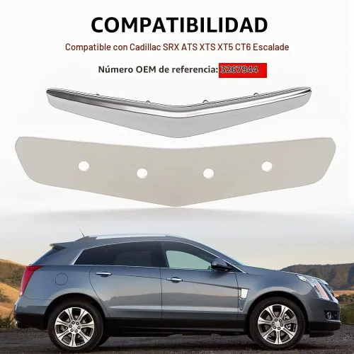 Vista 2 de Reemplazo para interior Posher asiento de cabina Wave Crest Badge Cadillac