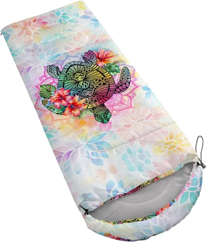 Vista 5 de Sleeping Bags for Adults and Kids Camping Sleeping Bags for Girls and Boys Lightweight Waterproof Cold/Warm 3-Season Outdoor Travel with Compression