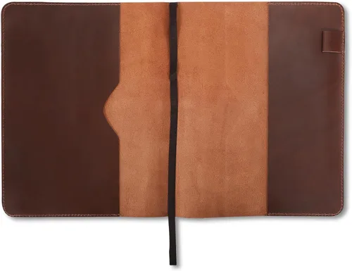 Vista 8 de Funda de cuero de grano completo resistente (8.5 x 11 pulgadas), Cahier XXL recargable, Cuaderno espiral recargable (8.5 x 11 pulgadas), Funda