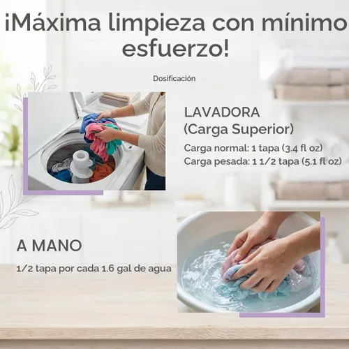 Vista 2 de KUXTAL - Detergente líquido para ropa, paquete de 3, limpieza profunda con cuidado suave para ropa y colores, detergente biodegradable y ecológico