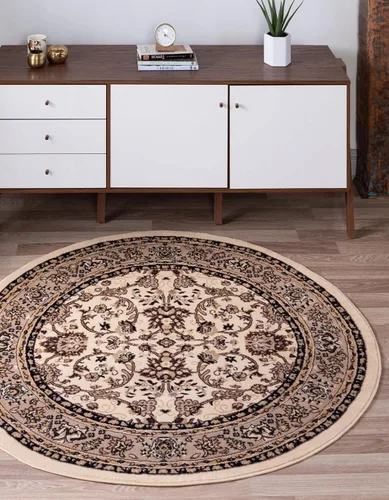 Vista 79 de Unique Loom Sialk Hill Collection - Alfombra de área Washington (6' 1" x 9' Rectángulo Burdeos/Crema)