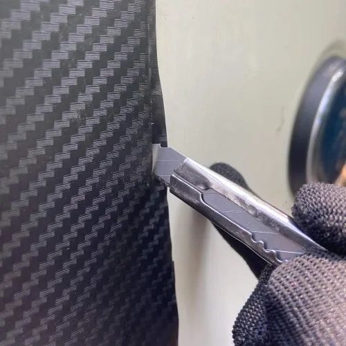Vista 7 de Kit de herramientas de instalación de película de tintado de vidrio auto CARTINTS con pluma de liberación de aire, espátula de fieltro, cuchillo