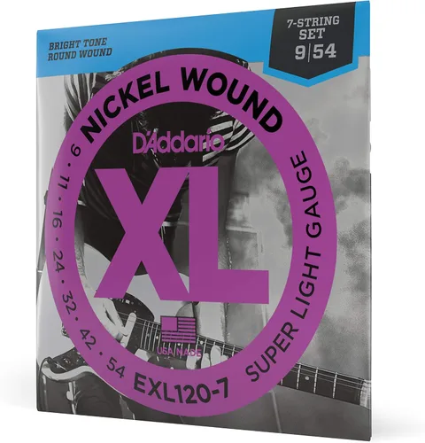 Vista 54 de D'Addario XL EXL157 - Cuerdas de níquel para guitarra eléctrica de 6 cuerdas, entonación perfecta, sensación consistente, durabilidad fiable