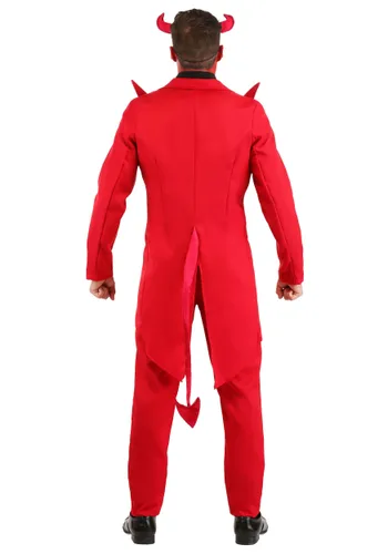 Vista 6 de Disfraz de diablo rojo para adulto Multicolor