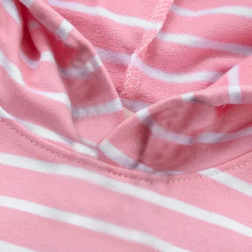 Vista 5 de Ritatte Toddler Girl Fall Outfits Striped Hoodie Pants 2PCS Sweatsuit Set Kids Baby Winter Clothes Jogging Suits for 2-6Y