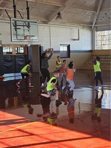 Vista 3 de Chalecos de entrenamiento para niños, para baloncesto, fútbol, voleibol