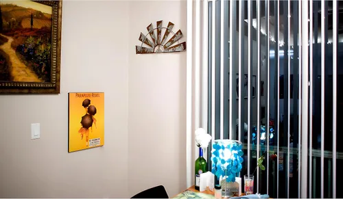 Vista 3 de Molino de viento escultura de pared, 24 pulgadas de metal galvanizado medio Gris