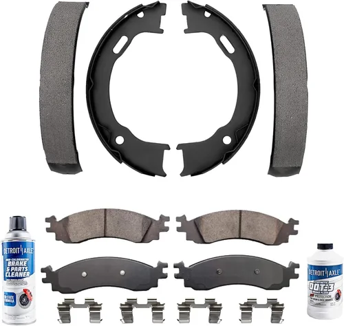 Vista 85 de Detroit Axle - Pastillas de Freno Delantero para Nissan Altima Maxima Sentra 350Z Cube Juke Versa INFINITI G35 I30 I35 Suzuki SX4 Crossover